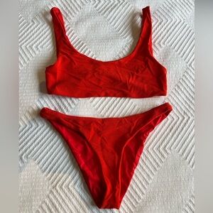 Jade Swim Bikini Set (Rounded Edges Top +  Most Wanted Bottom ) Poppy Terry